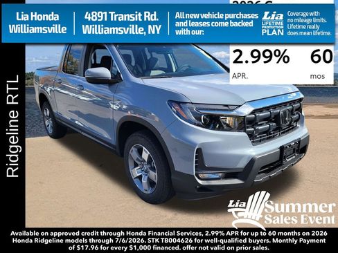New 2026 Honda Ridgeline RTL image 1