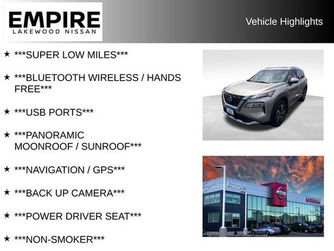 Used 2023 Nissan Rogue Platinum w/ Platinum Premium Package AWD/4WD image 2