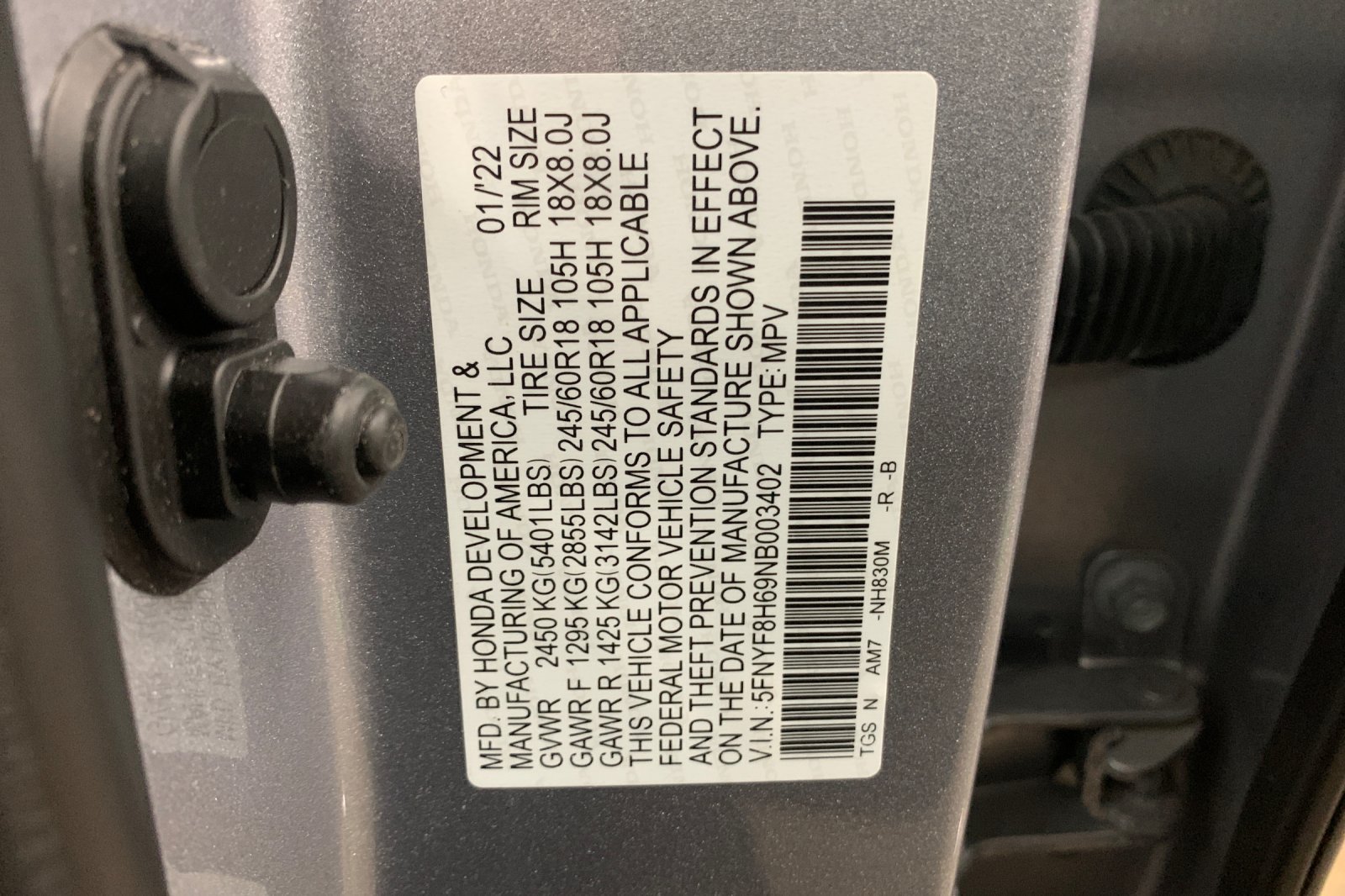 Certified 2022 Honda Passport TrailSport image 35
