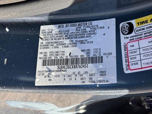 Used 2011 Lincoln MKZ w/ 101A Rapid Spec Order Code image 23