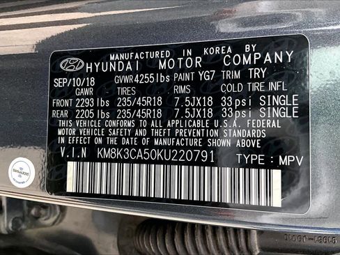 Used 2019 Hyundai Kona Limited image 35