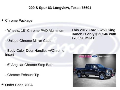 Used 2017 Ford F250 King Ranch w/ King Ranch Ultimate Package image 5