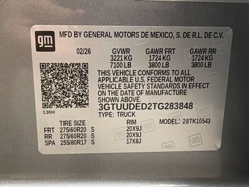 Used 2026 GMC Sierra 1500 SLT w/ SLT Premium Plus Package AWD/4WD image 44