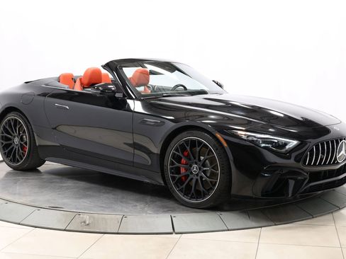 Used 2022 Mercedes-Benz SL 55 AMG 4MATIC w/ AMG Night Package image 69