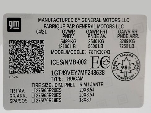 Used 2021 GMC Sierra 3500 AT4 w/ AT4 Premium Plus Package AWD/4WD image 29