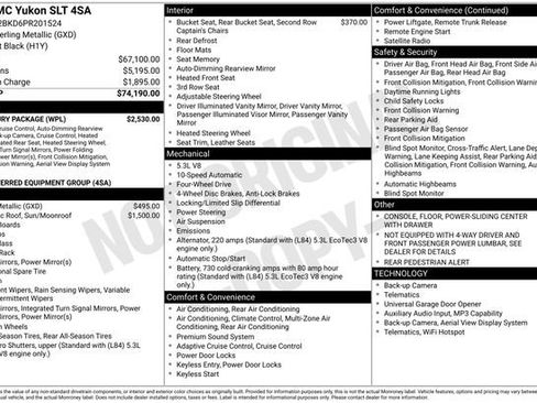 Certified 2023 GMC Yukon SLT w/ SLT Luxury Package AWD/4WD image 5