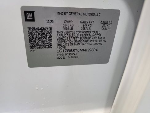 Used 2021 Chevrolet Malibu LS FWD image 33
