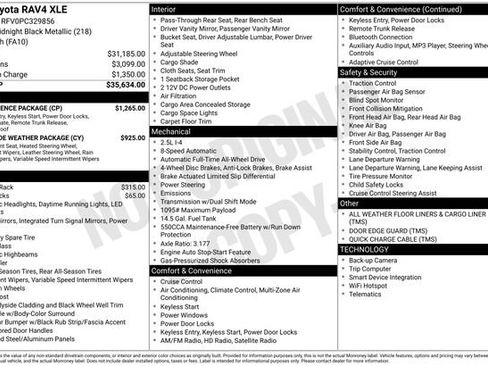 Used 2023 Toyota RAV4 XLE w/ Convenience Package image 24