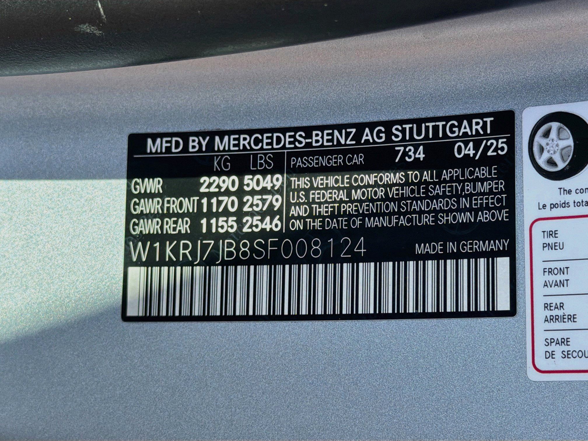 Used 2025 Mercedes-Benz AMG GT 63 image 44