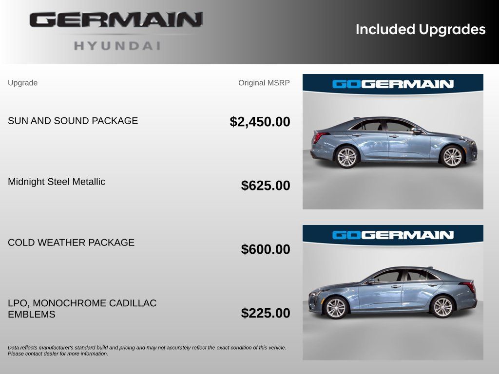 Used 2024 Cadillac CT4 Luxury w/ Sun And Sound Package RWD image 35