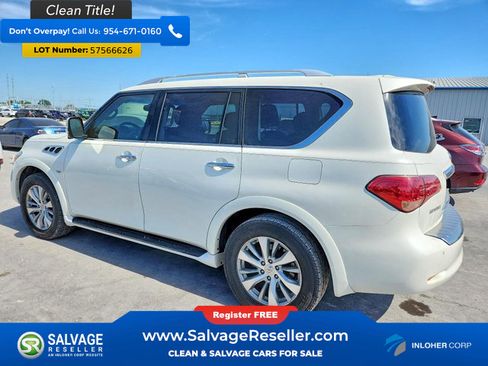 Used 2015 INFINITI QX80 2WD w/ Theater Package image 3