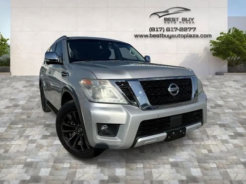 Used 2017 Nissan Armada Platinum w/ Captain Seat Package RWD image 1
