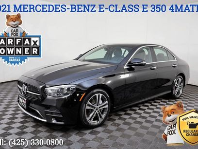 Used 2021 Mercedes-Benz E 350 4MATIC Sedan w/ Premium Package