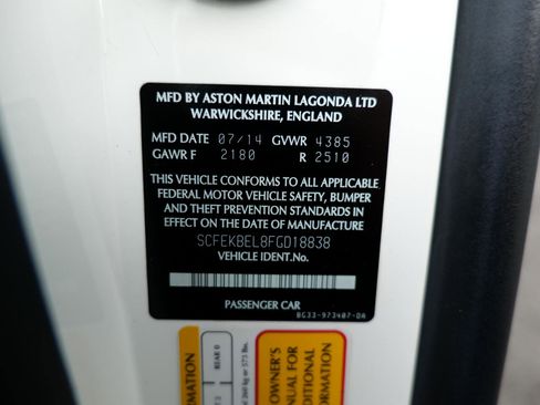 Used 2015 Aston Martin V8 Vantage S image 55