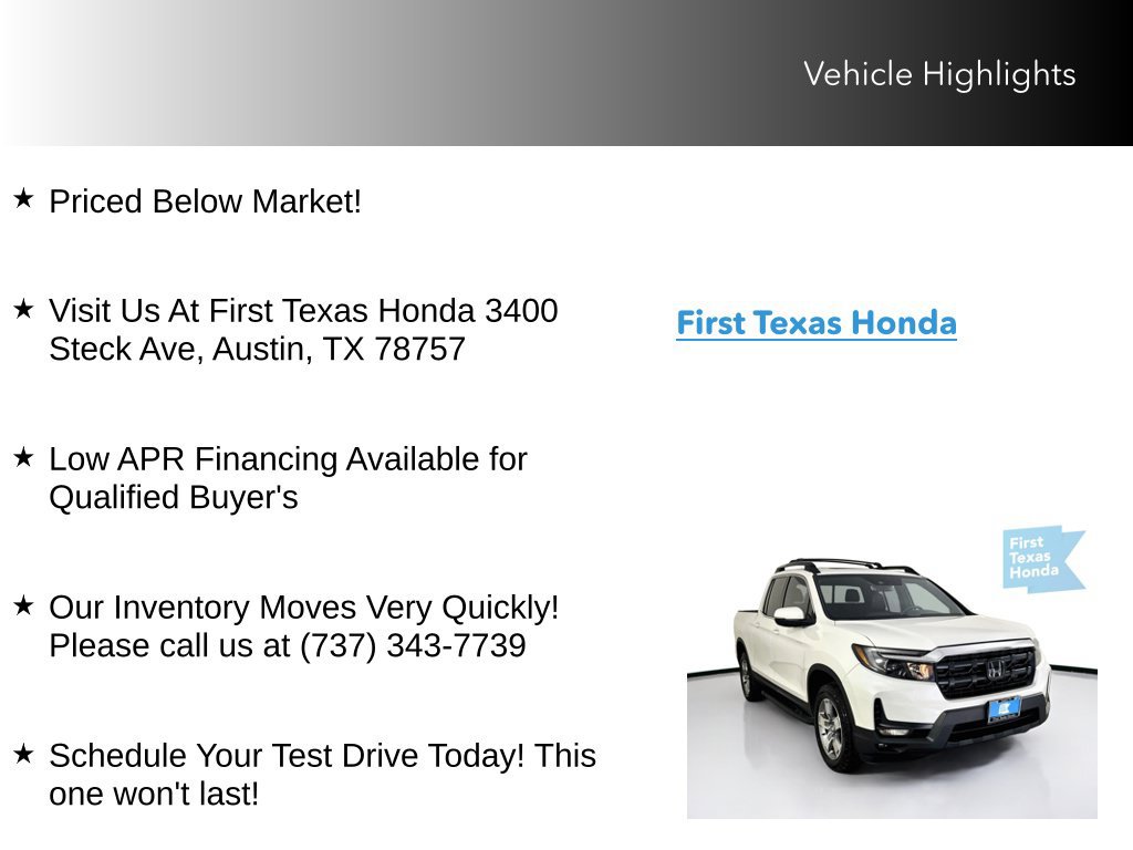 Used 2026 Honda Ridgeline RTL image 10