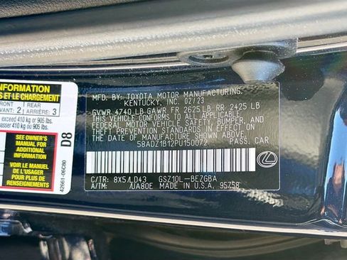 Used 2023 Lexus ES 350 w/ Premium Package image 44