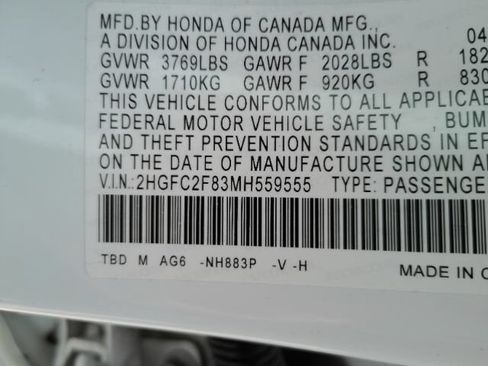 Used 2021 Honda Civic Sport image 51