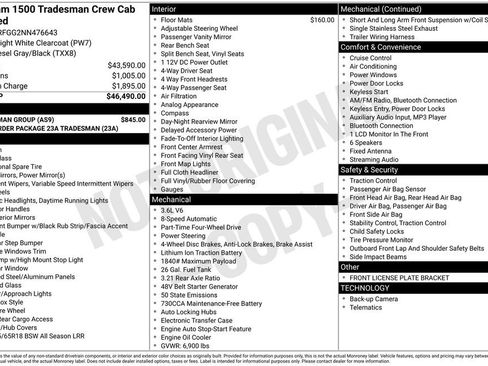 Used 2022 RAM 1500 Tradesman w/ Tradesman Group image 39