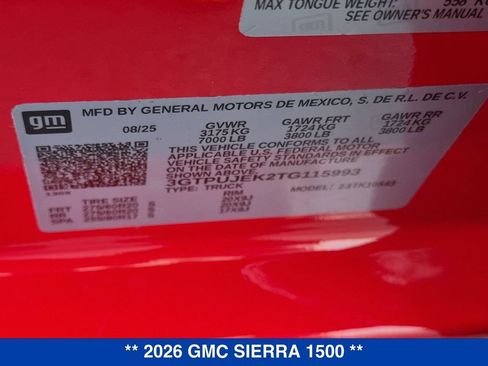 New 2026 GMC Sierra 1500 Elevation AWD/4WD image 32
