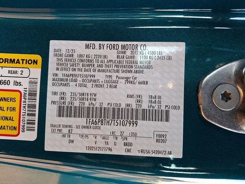 New 2026 Ford Mustang Coupe RWD image 16