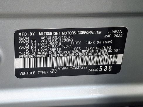 Used 2025 Mitsubishi Eclipse Cross SE AWD/4WD image 28