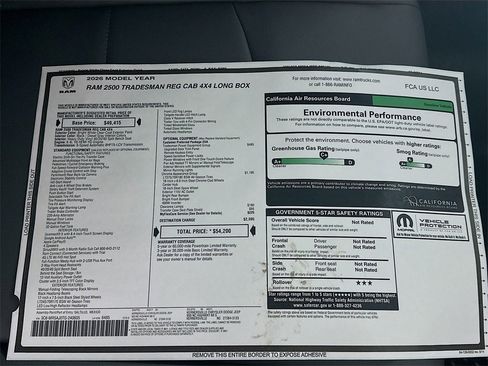 New 2026 RAM 2500 Tradesman w/ Chrome Appearance Group image 21