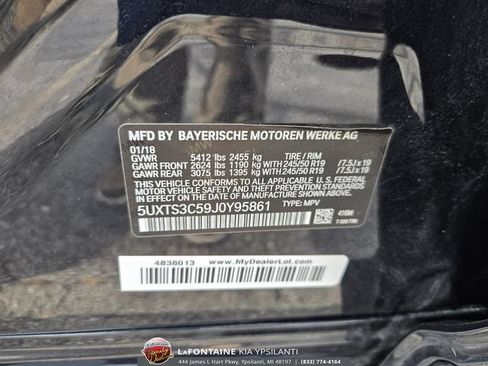 Used 2018 BMW X3 M40i AWD/4WD image 35