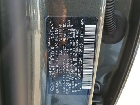 Certified 2024 Hyundai Tucson Limited AWD/4WD image 34