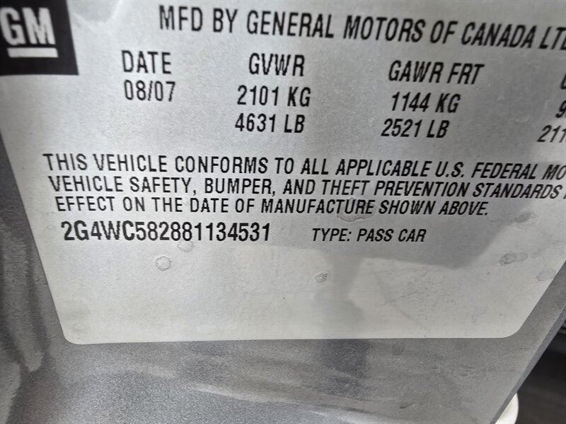Used 2008 Buick LaCrosse CX FWD image 29