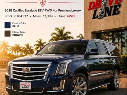 Used 2018 Cadillac Escalade ESV Premium Luxury