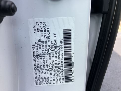 Certified 2025 Honda Odyssey EX-L image 36