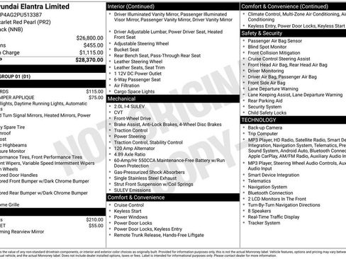 Certified 2023 Hyundai Elantra Limited FWD image 7