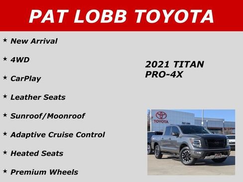 Used 2021 Nissan Titan PRO-4X w/ Pro-4x Convenience Package image 39