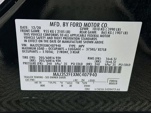Used 2021 Ford EcoSport S FWD image 24