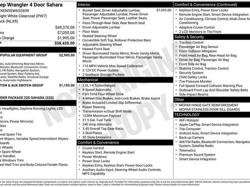 Certified 2025 Jeep Wrangler Unlimited Sahara AWD/4WD image 10