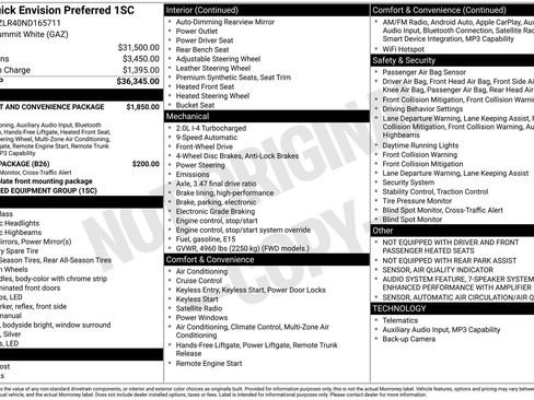 Used 2022 Buick Envision Preferred image 30
