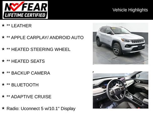 Used 2025 Jeep Compass Limited AWD/4WD image 2