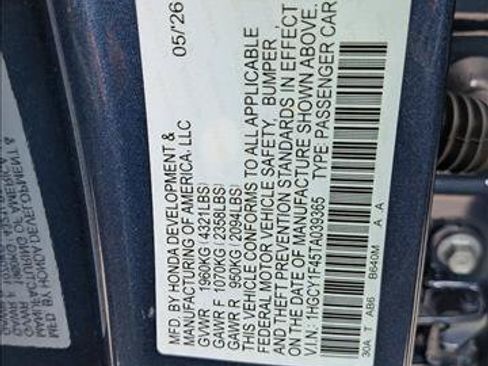 New 2026 Honda Accord SE image 17