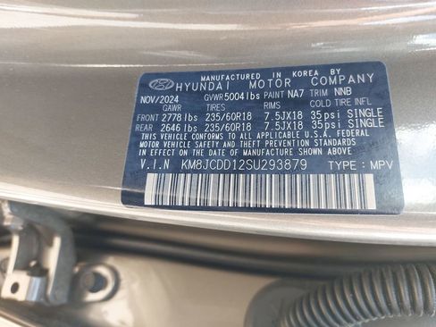 Certified 2025 Hyundai Tucson SEL AWD/4WD image 37