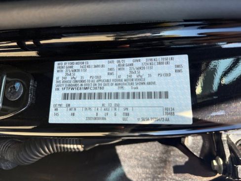 Used 2021 Ford F150 Lariat w/ Equipment Group 502A High image 23