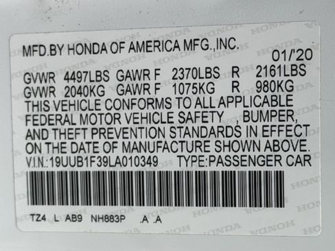 Used 2020 Acura TLX image 24