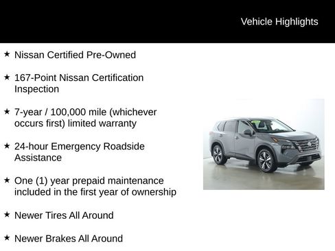 Certified 2024 Nissan Rogue SL w/ SL Premium Package image 4
