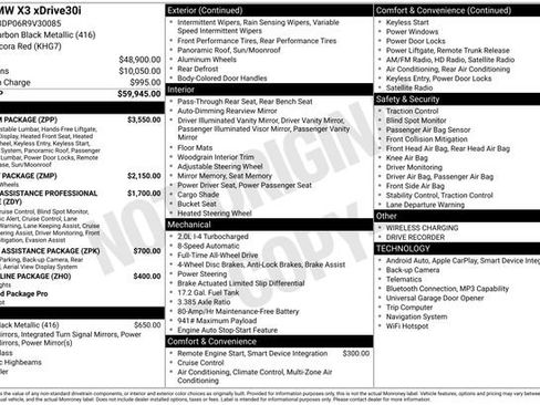 Used 2024 BMW X3 xDrive30i w/ Premium Package image 40