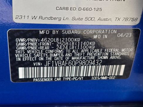 Used 2023 Subaru WRX Premium AWD/4WD image 33