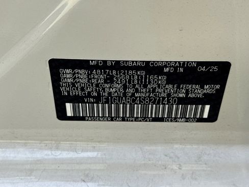 Used 2025 Subaru Impreza 2.0i image 26