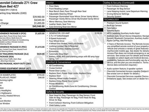 Used 2023 Chevrolet Colorado Z71 w/ Z71 Convenience Package 2 AWD/4WD image 42