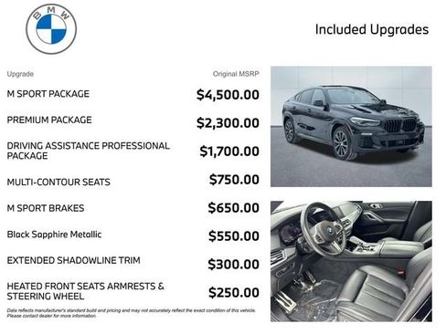 Used 2020 BMW X6 xDrive40i w/ M Sport Package image 4