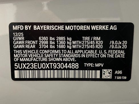 Certified 2026 BMW X5 xDrive40i AWD/4WD image 70