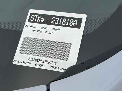 Used 2020 Honda Civic Sport image 31