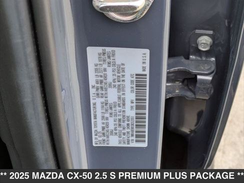 New 2025 MAZDA CX-50 AWD 2.5 S w/ Premium Plus Pkg image 15